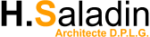 H.saladin Logo H.saladin Architecte D.P.L.G