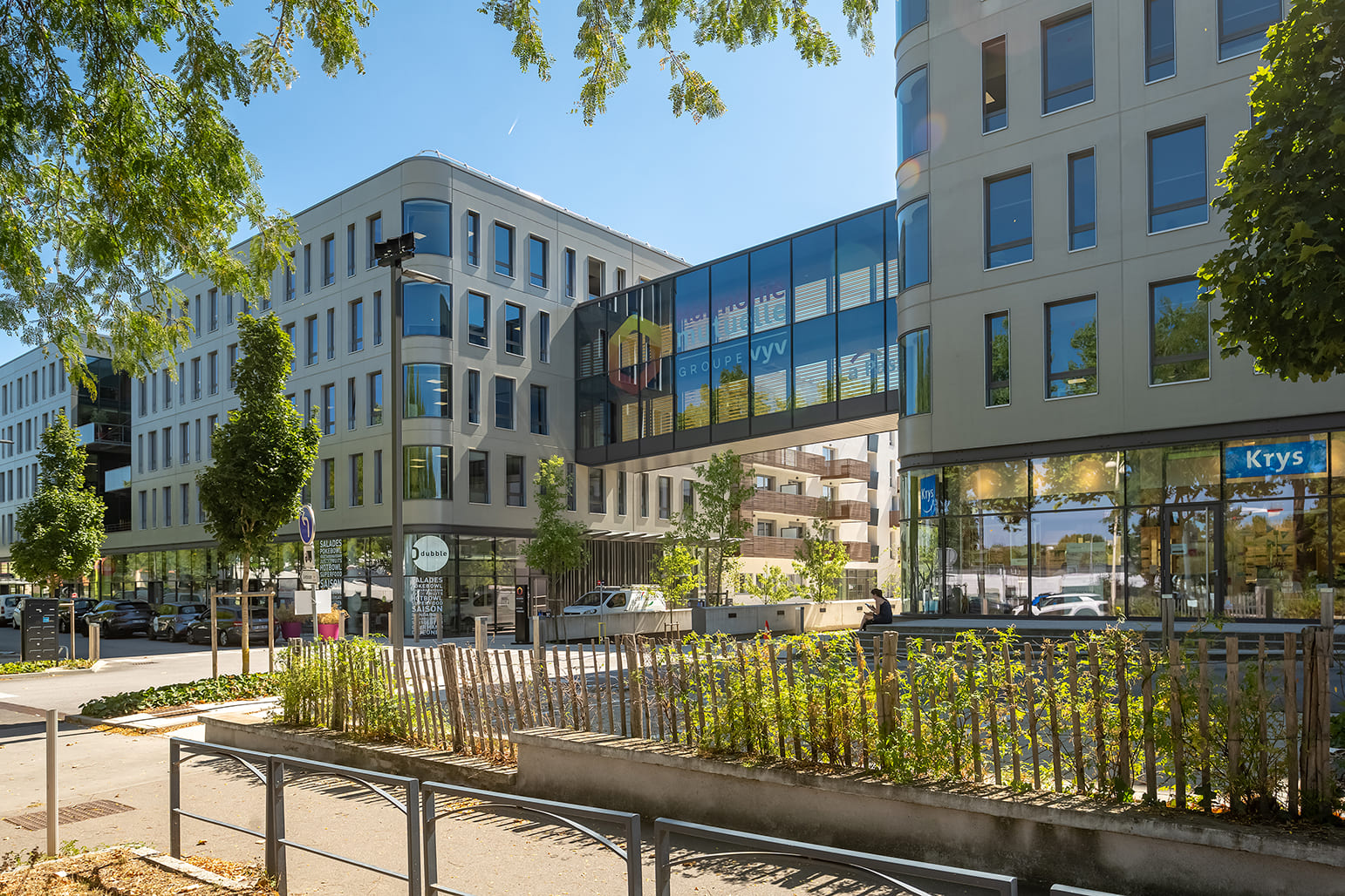 Immeuble de bureaux - patrimoine Groupe BMG - La Passerelle à Laxou (54)